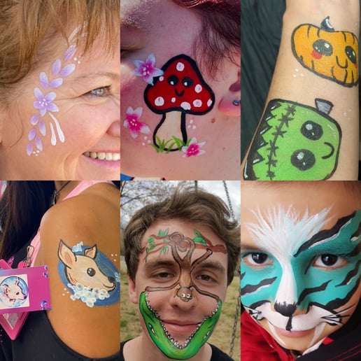 Gallery photo 3 of CrystalStars Facepaints