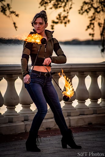 Gallery photo 7 of Cynder: Jacksonville Fire Performer