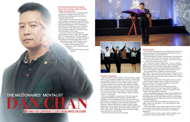 Gallery photo 12 of Dan Chan - "The Millionaires' Mentalist"