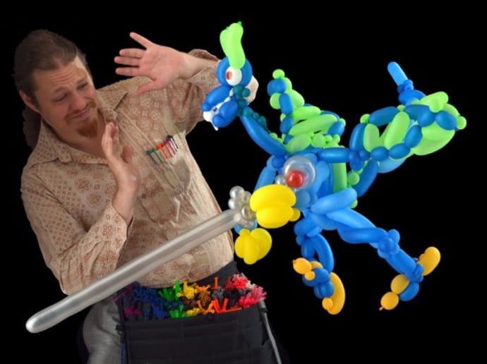 Gallery photo 2 of Party Artisans with Dan The Balloon Man