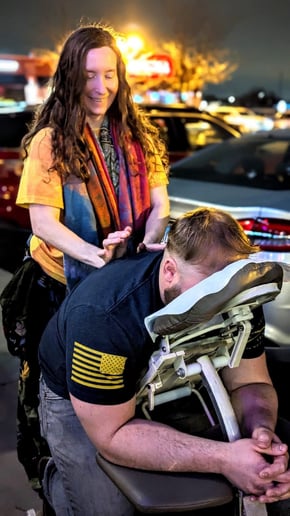 Gallery photo 5 of Dancing Hippie Chick Event Chair Massage