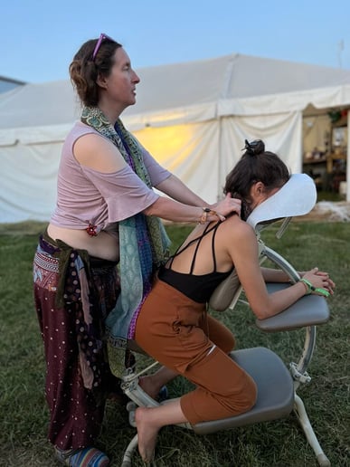 Gallery photo 10 of Dancing Hippie Chick Event Chair Massage