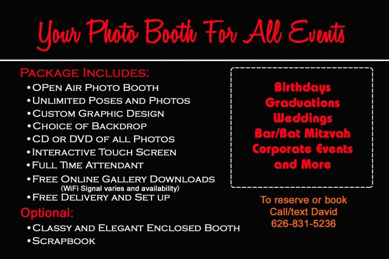 Gallery photo 1 of David's Photo Booth