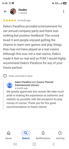 Gallery photo 18 of Deke's ParaDice