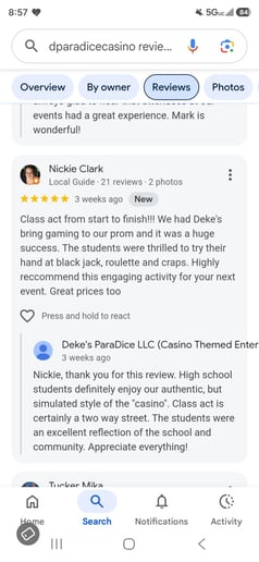 Gallery photo 19 of Deke's ParaDice