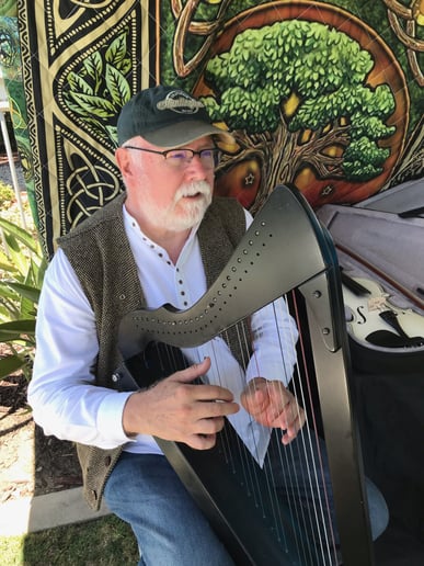 Gallery photo 3 of Dennis Doyle, Celtic Harp