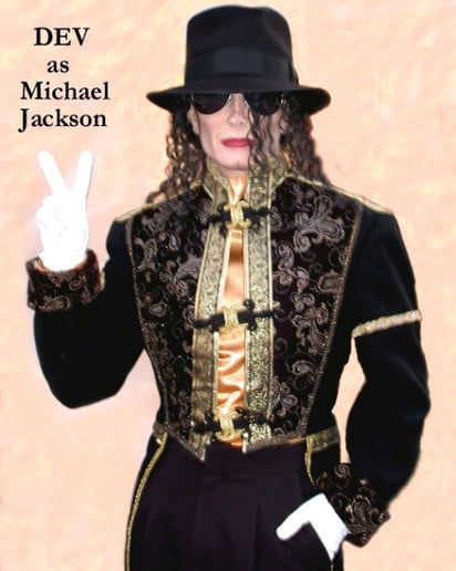 Gallery photo 1 of DEV as Michael Jackson