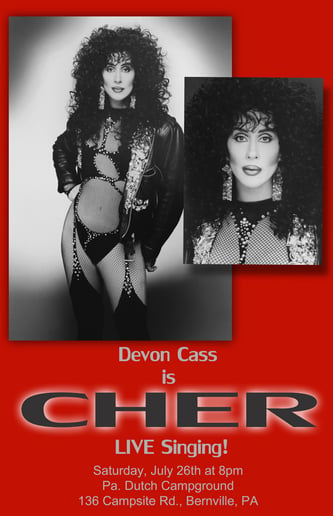 Gallery photo 10 of Devon Cass "Live Singing" Cher and more...