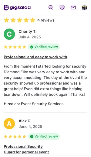 Gallery photo 1 of Diamond Exclusive Security Services