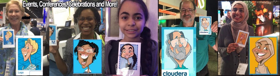 Gallery photo 4 of Live Digital Caricatures