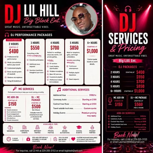 Gallery photo 1 of DJ Lil Hill / Big Block Ent.