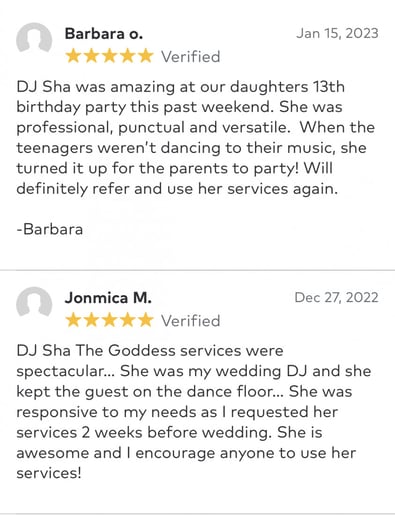Gallery photo 2 of DJ Sha The Goddess