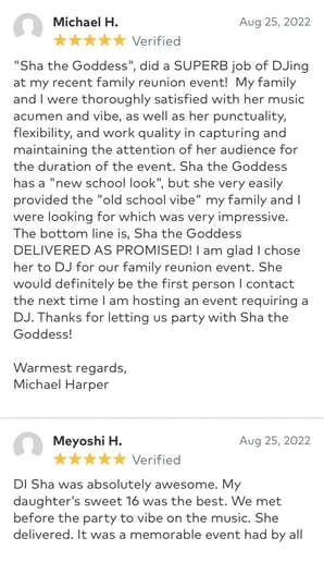 Gallery photo 7 of DJ Sha The Goddess