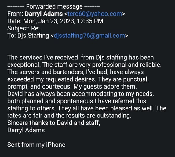 Gallery photo 6 of DJs Staffing server & bar