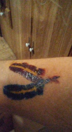 Gallery photo 1 of Donald Airbrush Temporary Tattoos