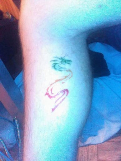 Gallery photo 2 of Donald Airbrush Temporary Tattoos