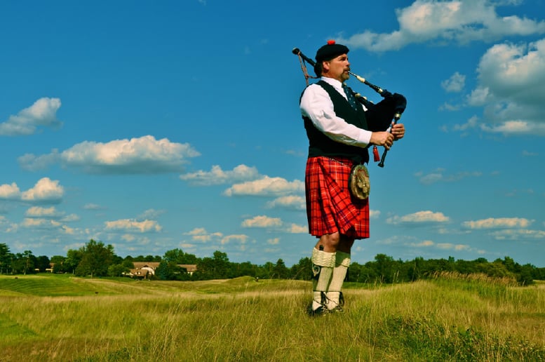 Gallery photo 5 of Donald K. Ross Bagpiping