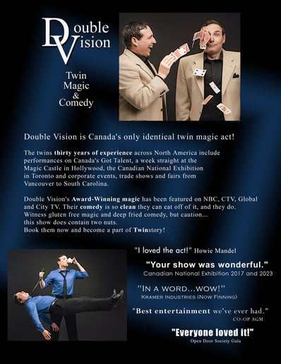 Gallery photo 9 of Double Vision - Twin Magic and Comedy