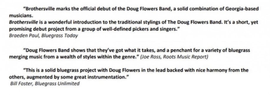 Gallery photo 4 of Doug Flowers Band