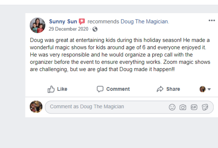 Gallery photo 8 of Doug The Magician