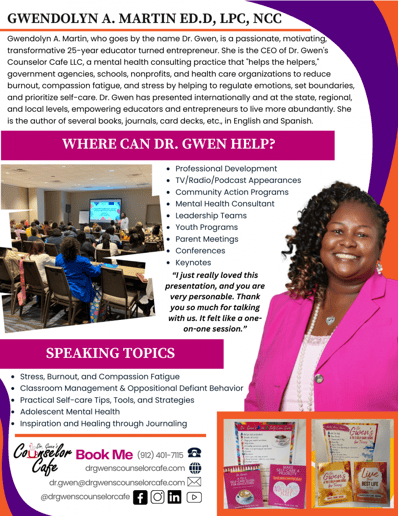 Gallery photo 3 of Dr. Gwen's Counselor Cafe LLC