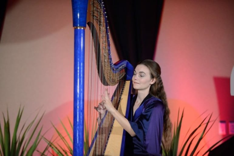 Gallery photo 1 of Dr. Vanessa Fountain, harpist