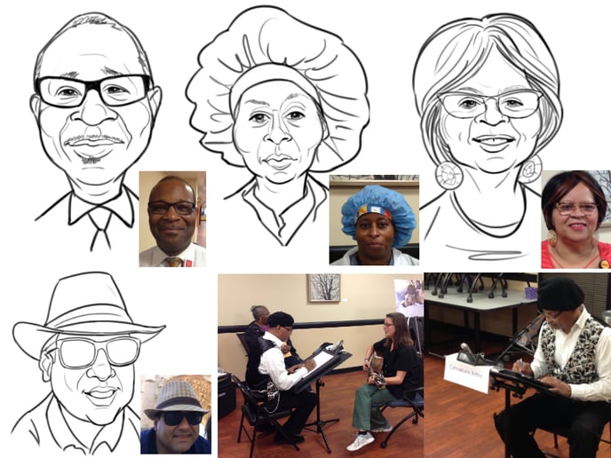 Gallery photo 7 of Drawing LIVE Caricatures