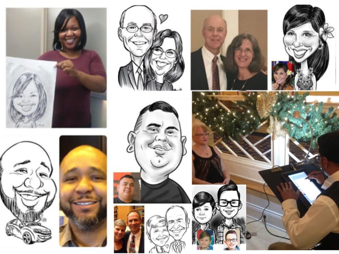 Gallery photo 3 of Drawing LIVE Caricatures