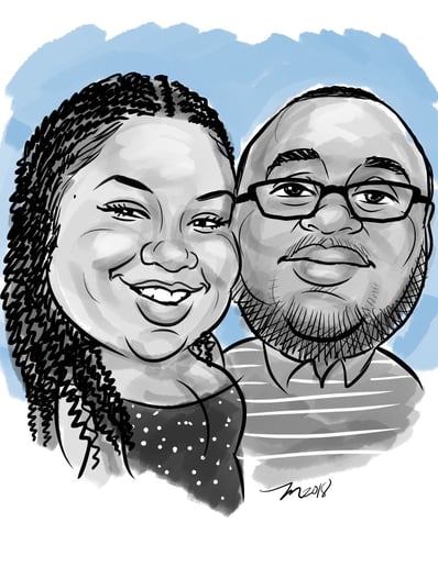 Gallery photo 4 of Drawing LIVE Caricatures