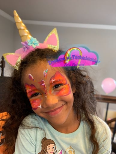 Gallery photo 1 of Dreams in Technicolor Face Painting