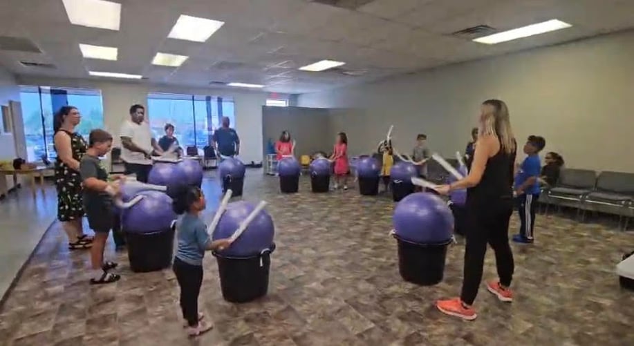 Gallery photo 7 of 'Cardio Drumming' - Drum & Fun Kids Party