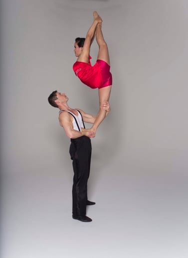 Gallery photo 2 of Duo hand balancing , aerialist as well .