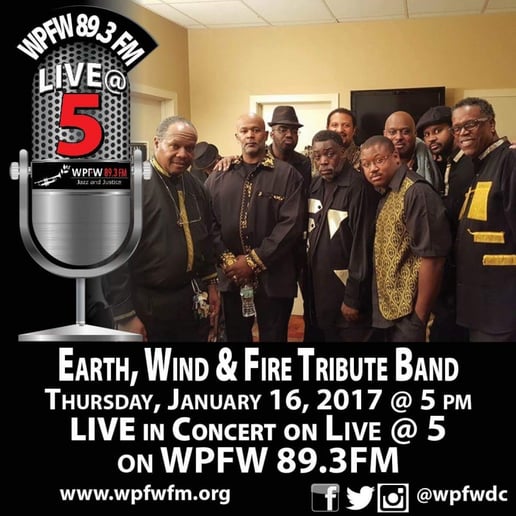 Gallery photo 2 of Earth Wind & Fire Tribute Band