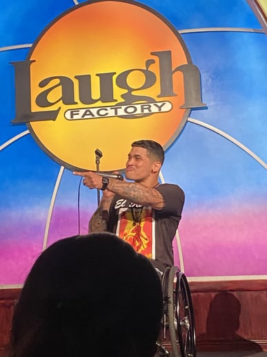 Gallery photo 1 of Elias “The Seated Entertainer” Zepeda