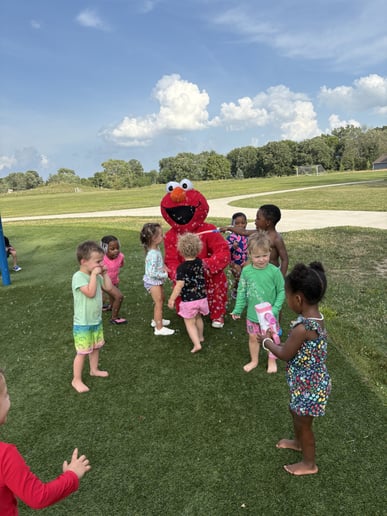 Gallery photo 1 of Elmo's World with Red Furry Costume!