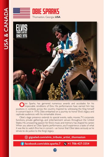 Gallery photo 10 of Obie Sparks: Elvis Tribute Artist