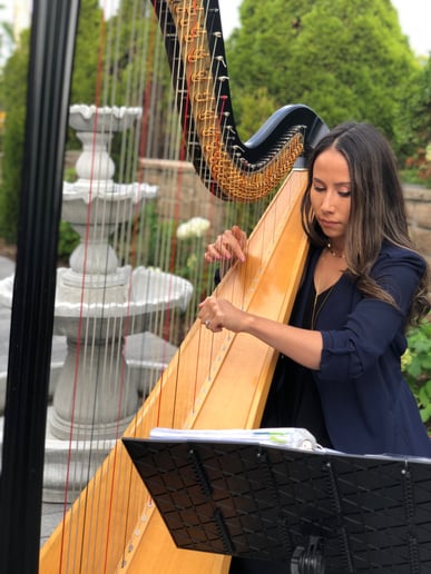 Gallery photo 3 of Emily Belvedere Harpist