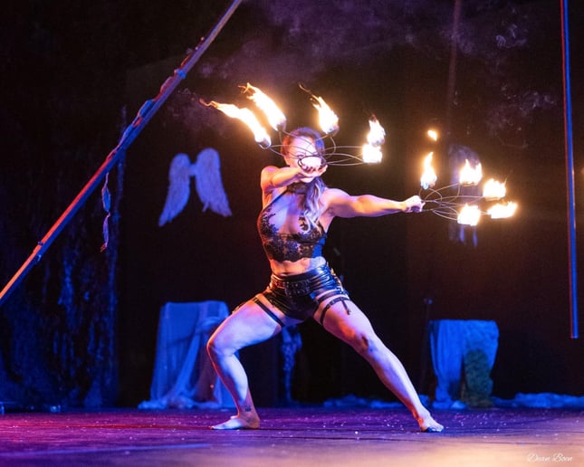 Gallery photo 2 of Xōchi Divine - The Goddess of Burlesque & Fire Dance
