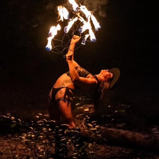 Gallery photo 3 of Xōchi Divine - The Goddess of Burlesque & Fire Dance