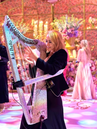 Gallery photo 2 of Electro and Classical Harpist Kiki Bello