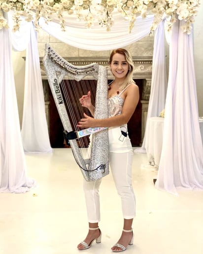 Gallery photo 3 of Electro and Classical Harpist Kiki Bello