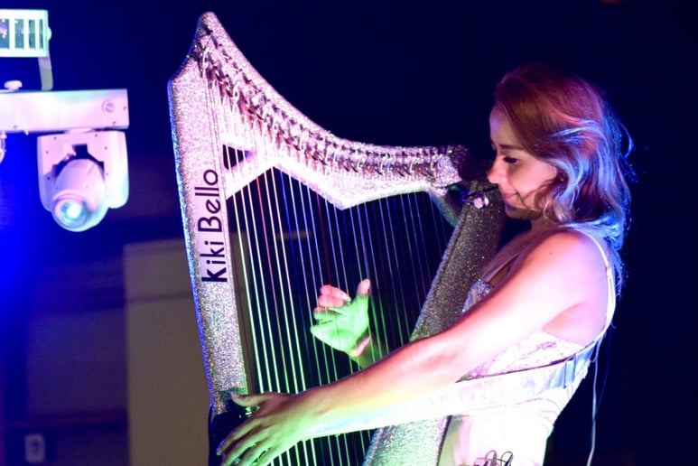 Gallery photo 4 of Electro and Classical Harpist Kiki Bello