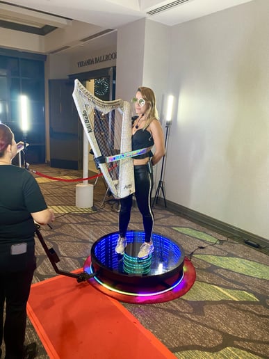 Gallery photo 9 of Electro and Classical Harpist Kiki Bello