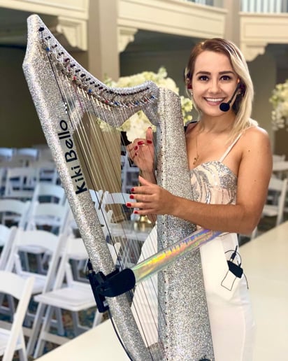 Gallery photo 8 of Electro and Classical Harpist Kiki Bello