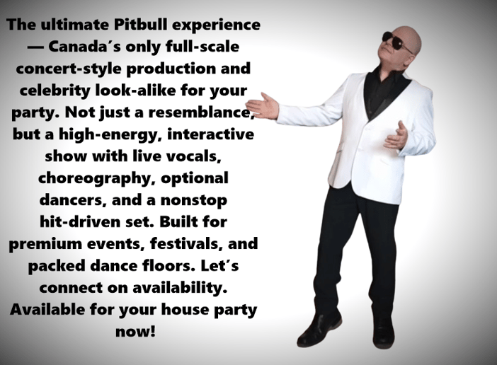 Gallery photo 11 of Pitbull Tribute • Elvis Tribute • Ultimate Party Experience