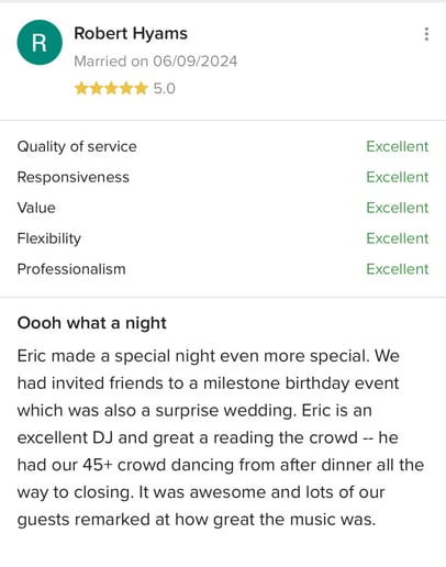 Gallery photo 7 of Eric's DJ Services