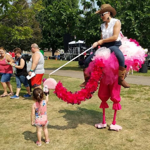 Gallery photo 4 of 3 Penny Circus from Erin the Tightwire Dancer and Aerialist