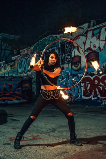 Gallery photo 9 of Eshwari Murty Fire and LED Dance