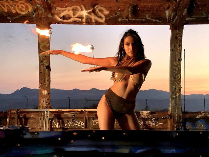Gallery photo 4 of Eshwari Murty Fire and LED Dance