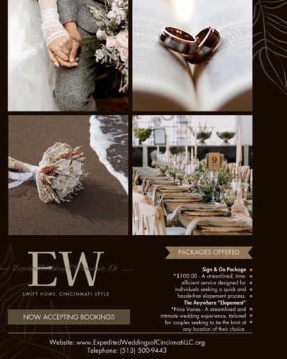 Gallery photo 3 of Expedited Weddings of Cincinnati, LLC.